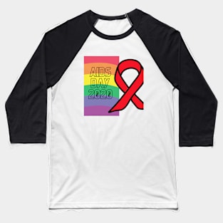 AIDS Day Baseball T-Shirt